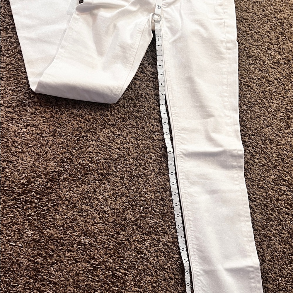 J. Crew Women's White Match Stick Jeans - Picture 7 of 12